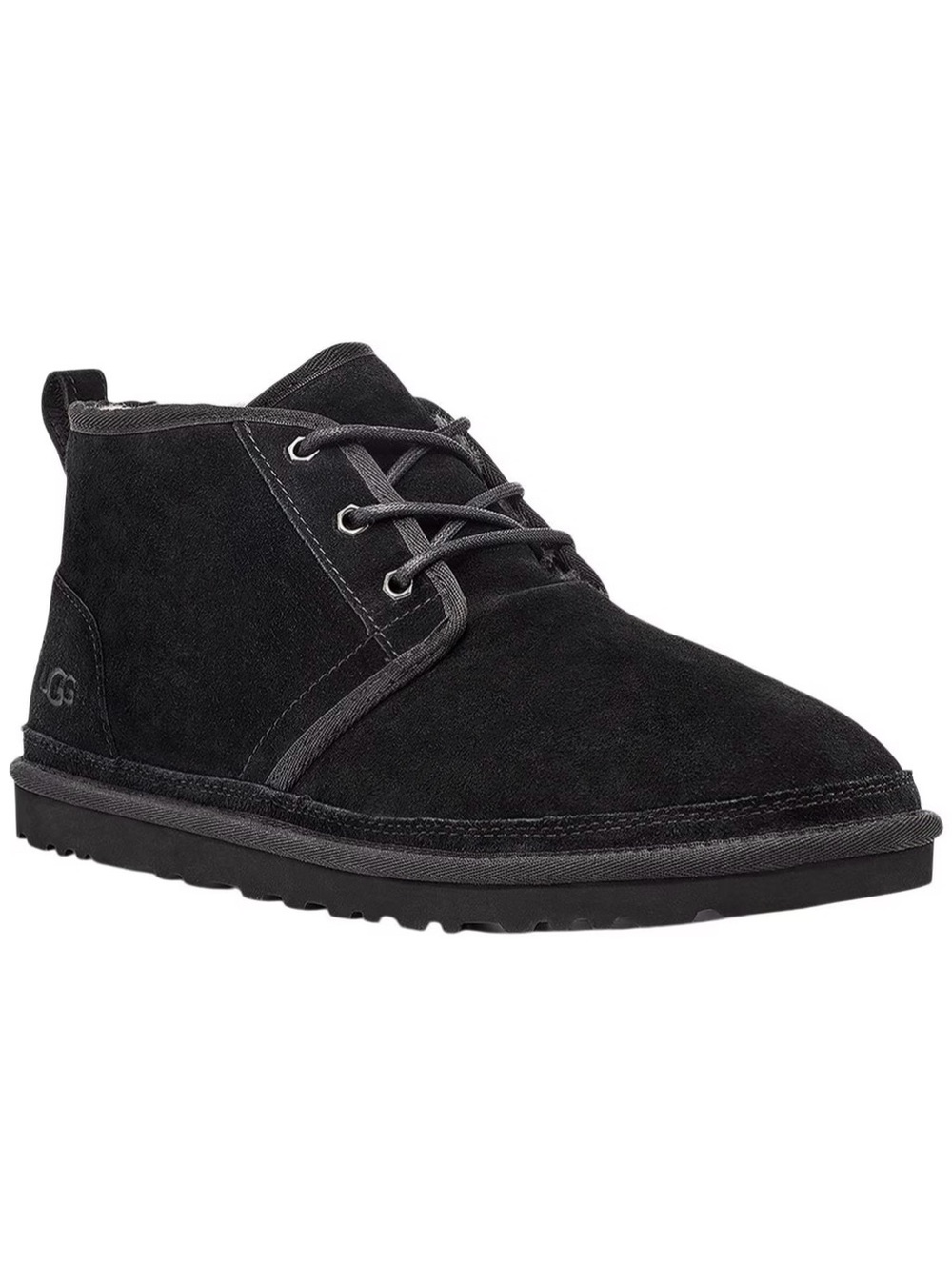 UGG Women’s Casual Neumel Chukka Black Suede Boots, Size 7, Gently Worn